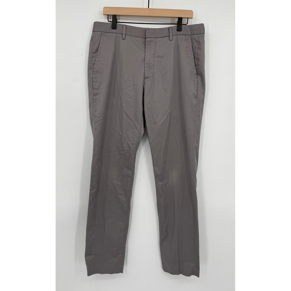 Bonobos Pants Mens 34x32 Gray Friday Chino Tailored‎ Fit Stretch